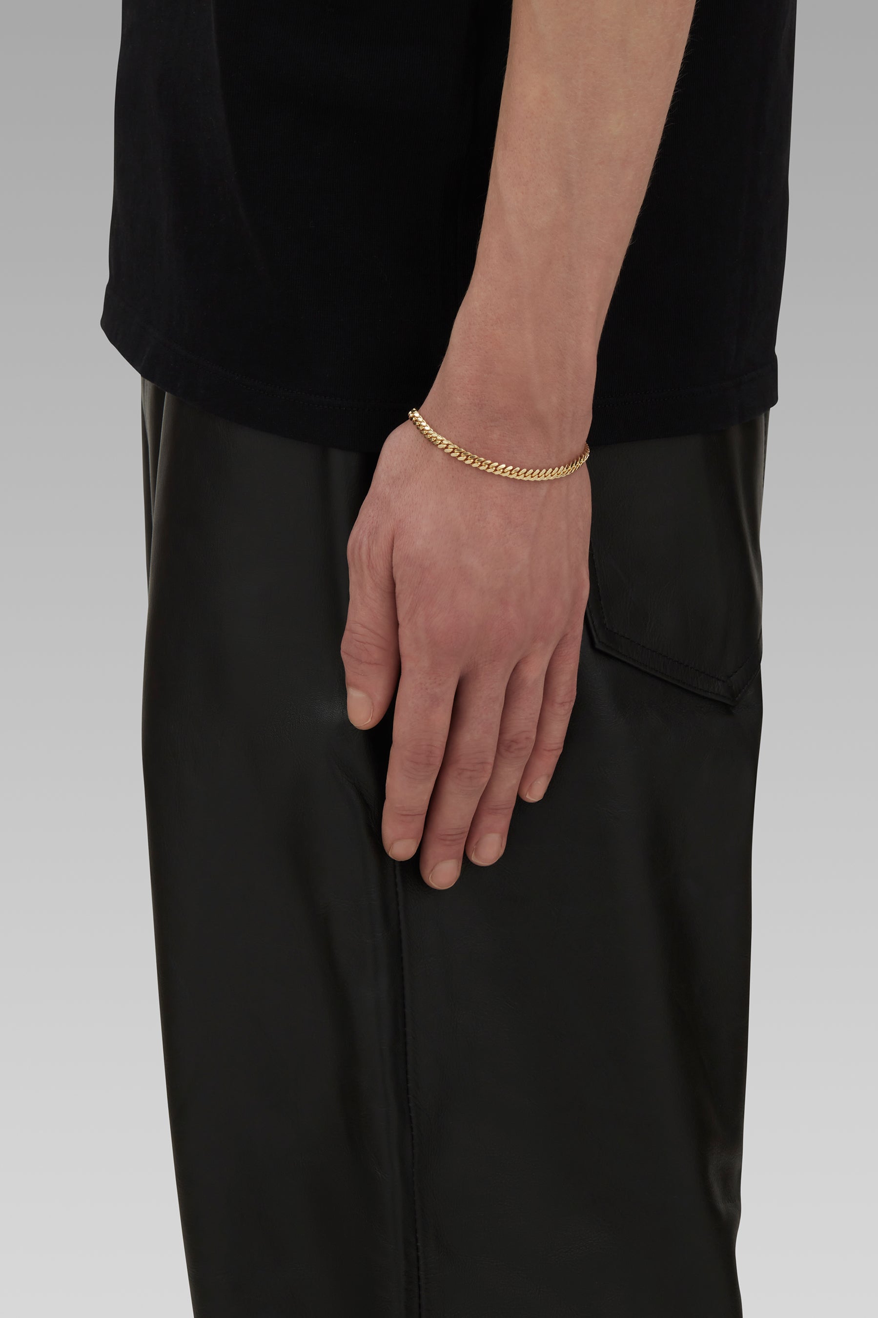 Gold Miami Cuban Bracelet M