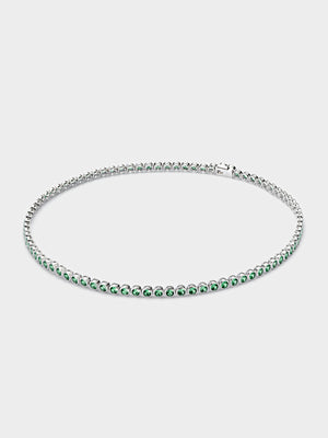 Round Green Tennis Chain