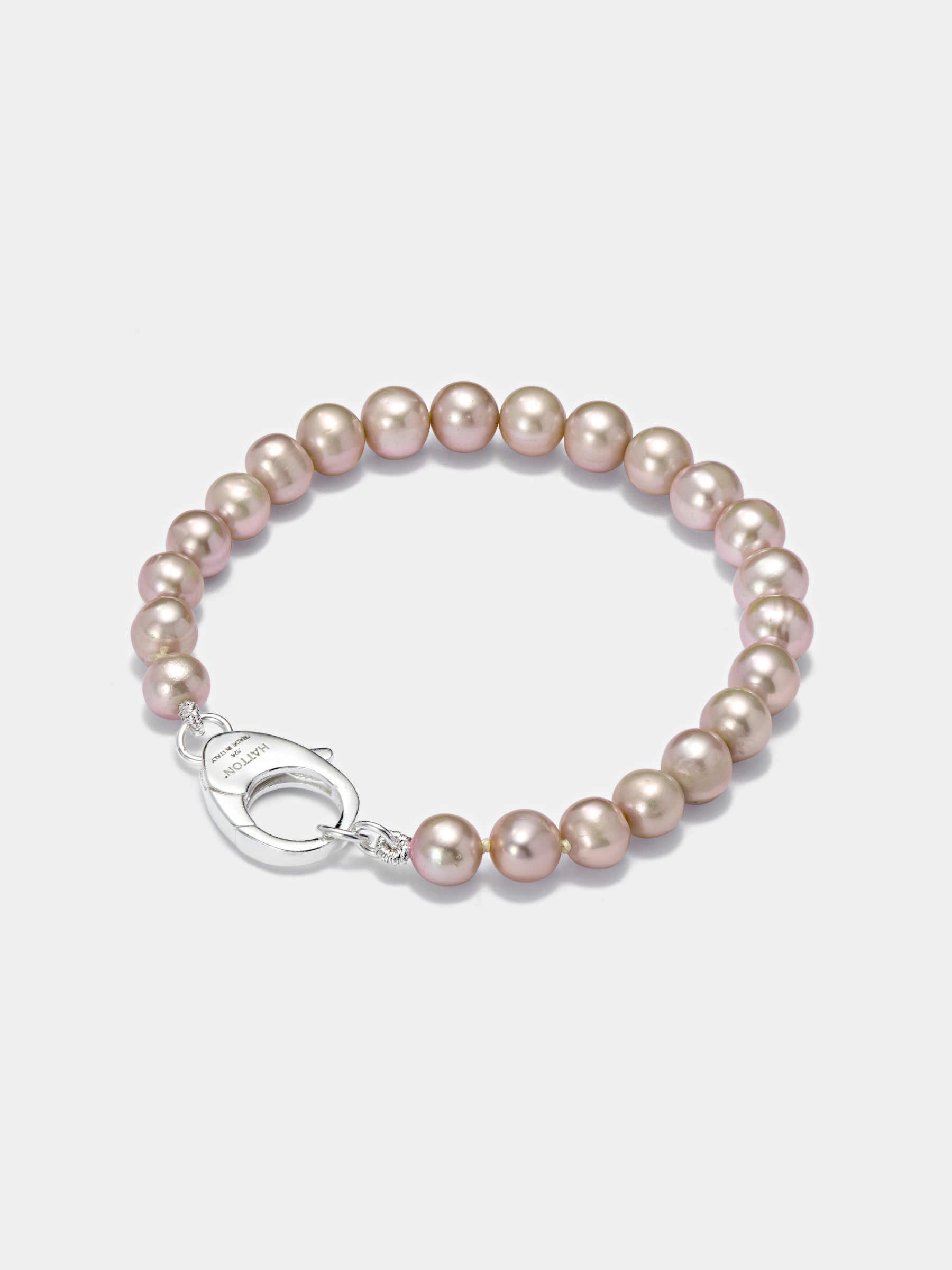 Pink Classic Pearl Bracelet