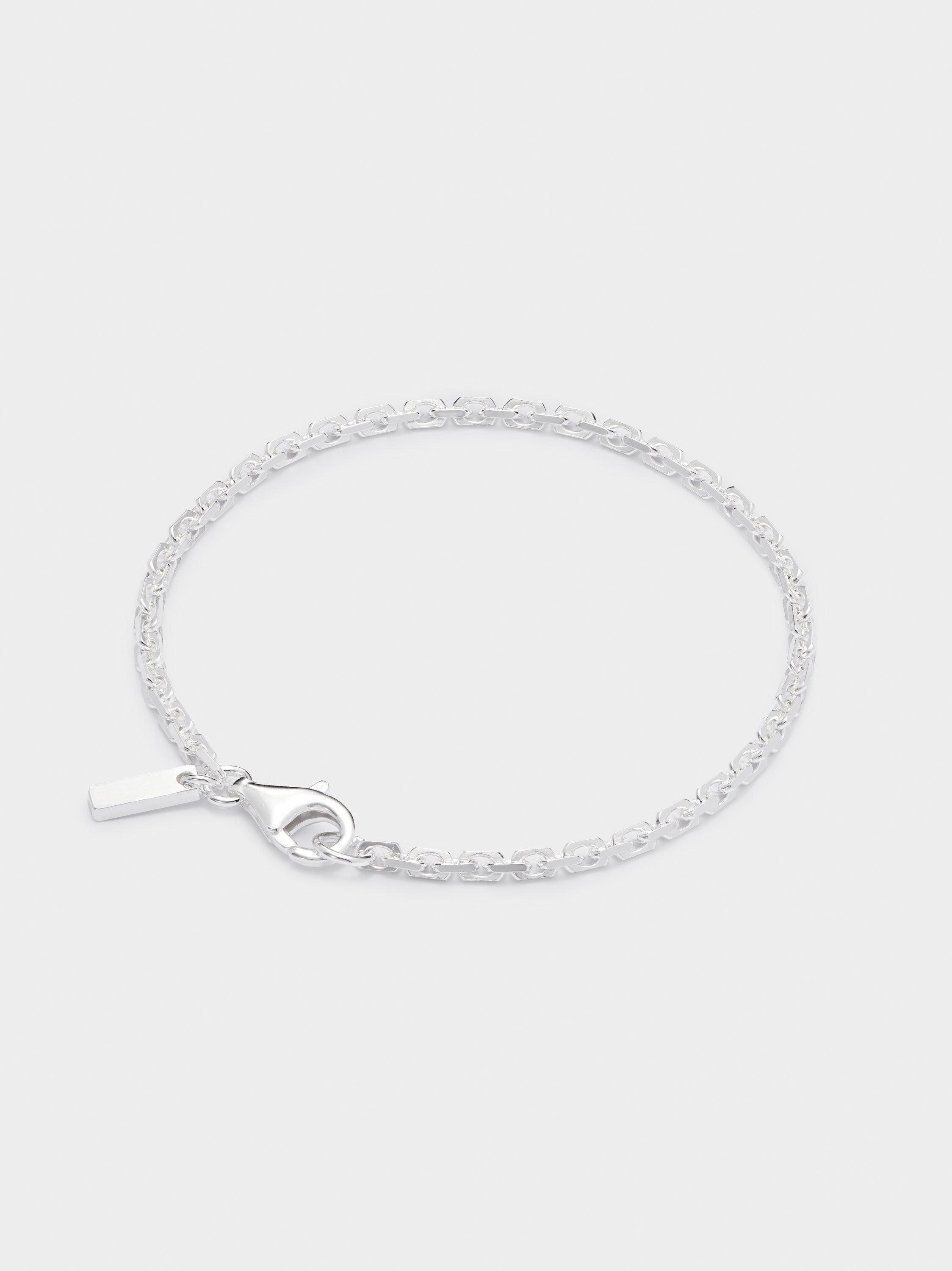 Silver Mini Anchor Bracelet