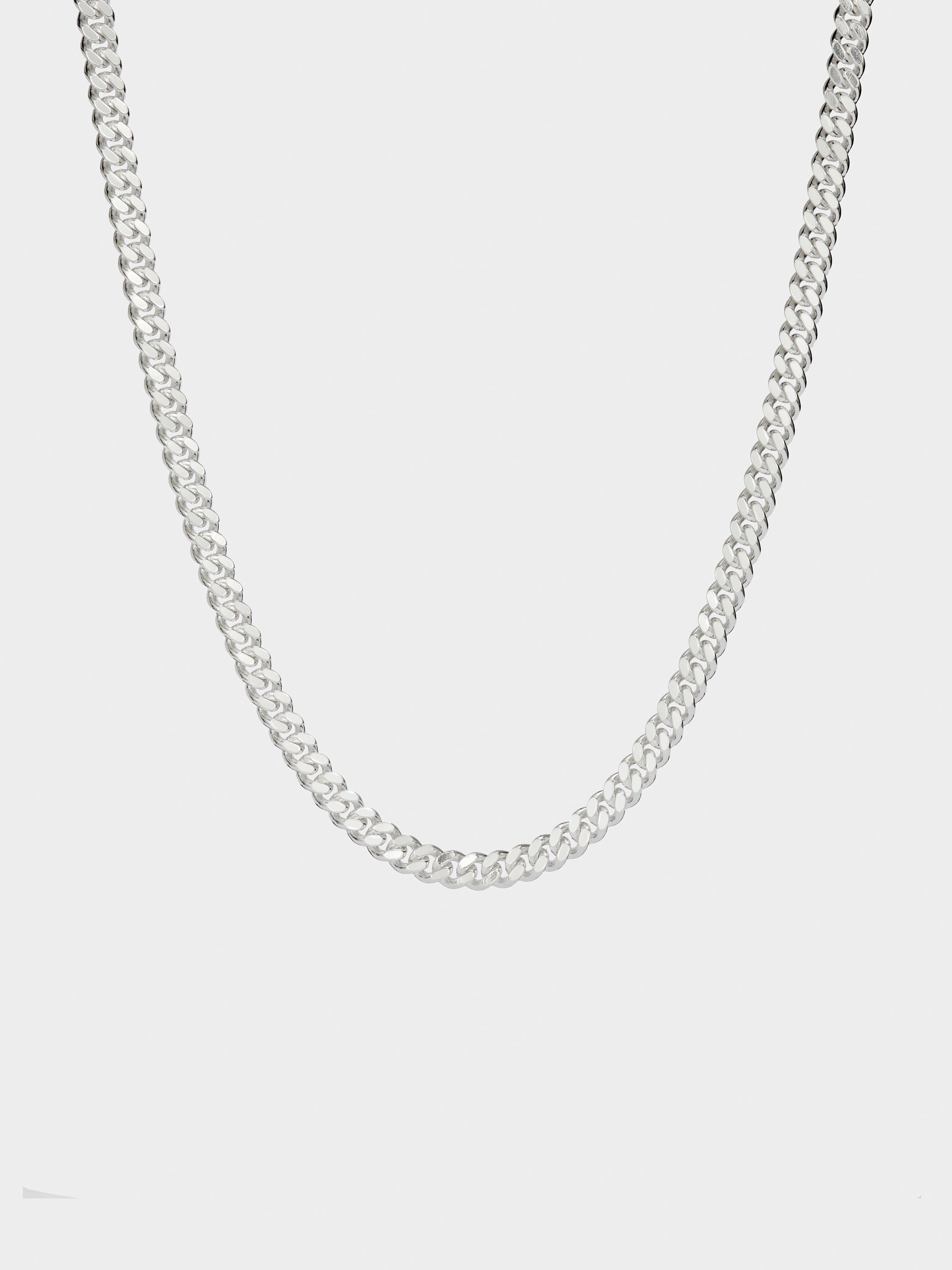 Silver Classic Cuban Chain L