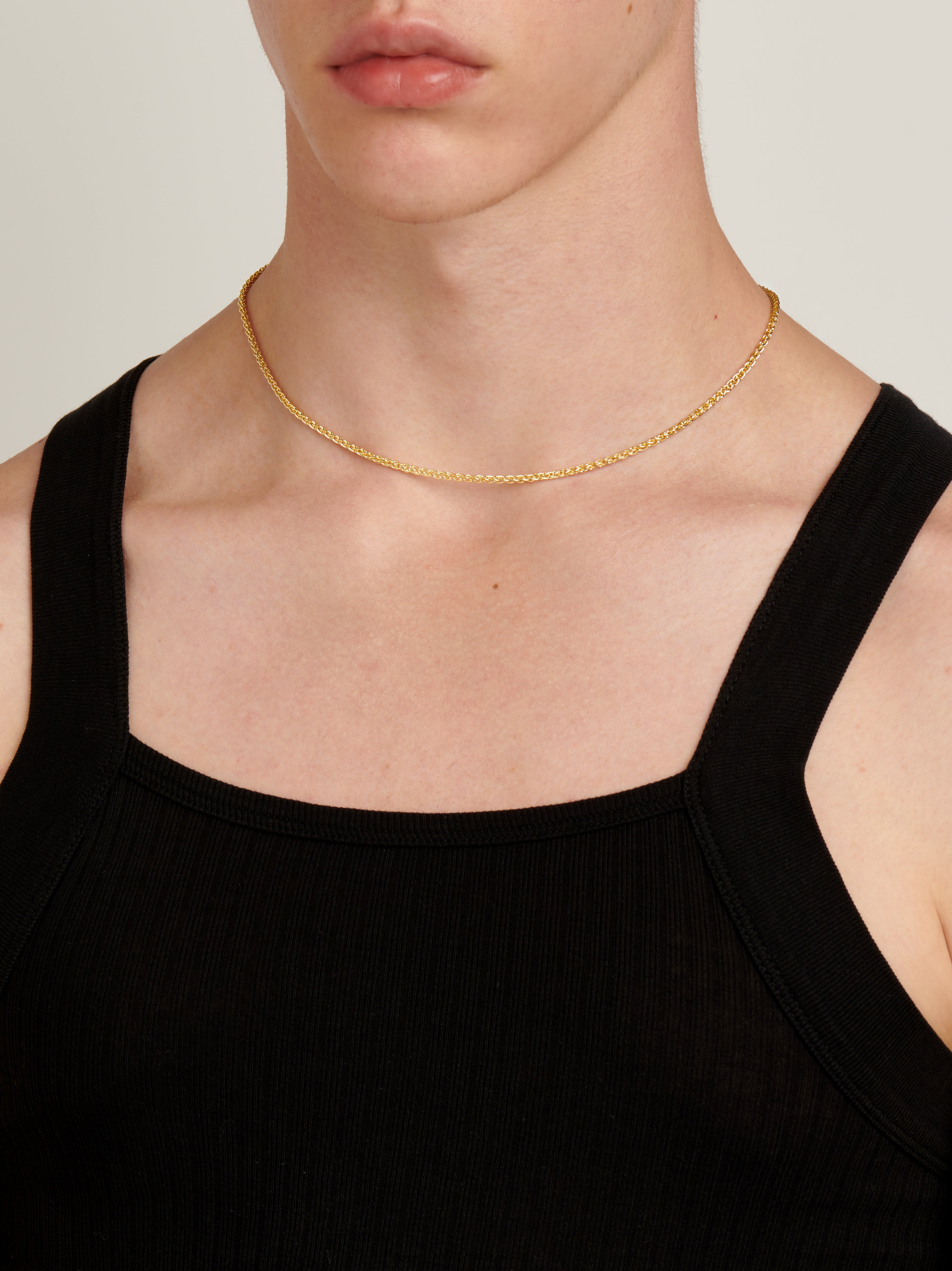 Old school gold hot sale rope chain