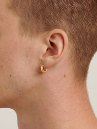 AW23 Gold Round Hoop Earrings