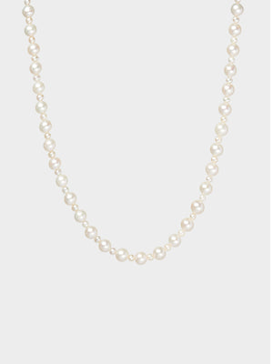White Pebbles Pearl Chain