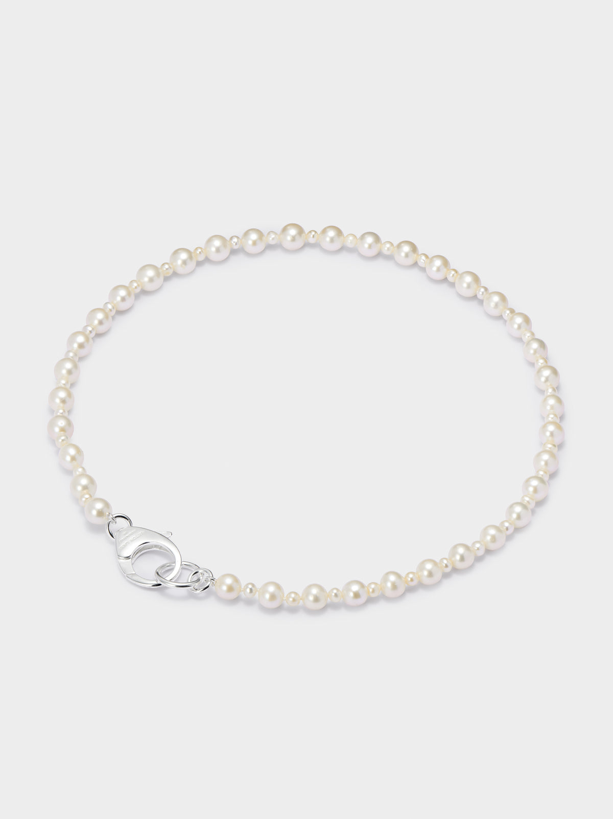 White Pebbles Pearl Chain