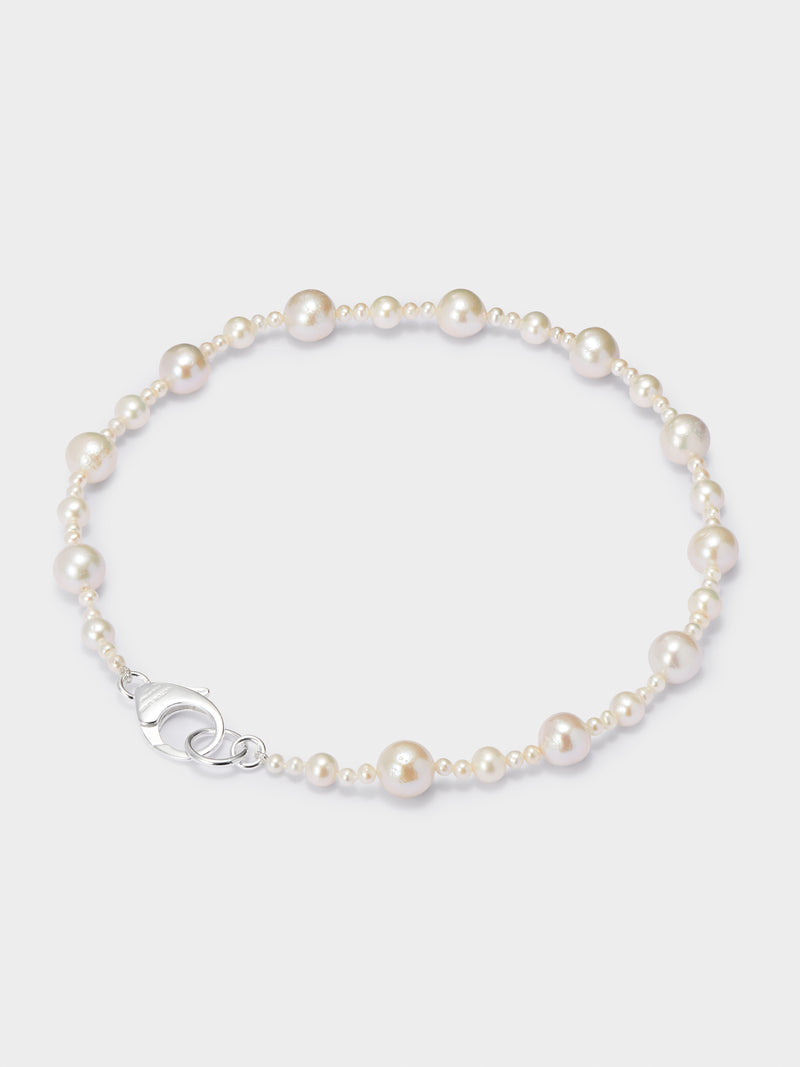 SS23 White XL Pebbles Pearl Chain