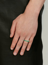 SS23 Green Eternity Ring