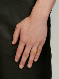 Orange Eternity Ring