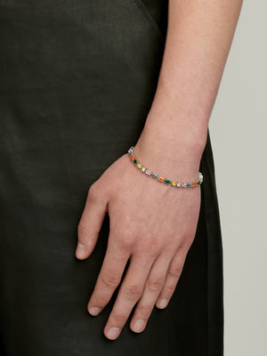 Multicoloured Capulet Tennis Bracelet